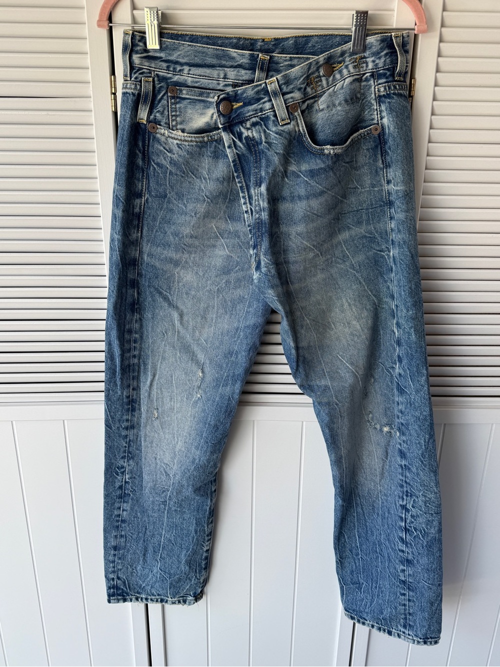 Women's R13 Blue Washed Denim Jeans